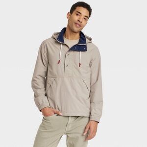 Men's Hooded Ripstop Rain Coat - Goodfellow & Co.